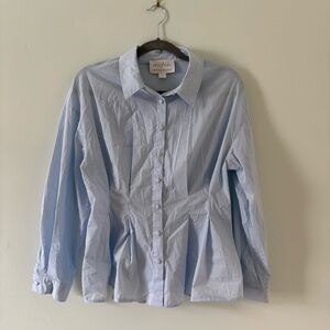 Anthropologie Light Blue Dress Shirt